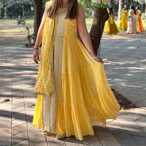 Designer Choli Lehenga - Haldi Ceremony